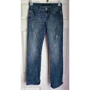 Jeans Rock & Republic Womens sz 6 Kasandra  Distressed Stretch boot